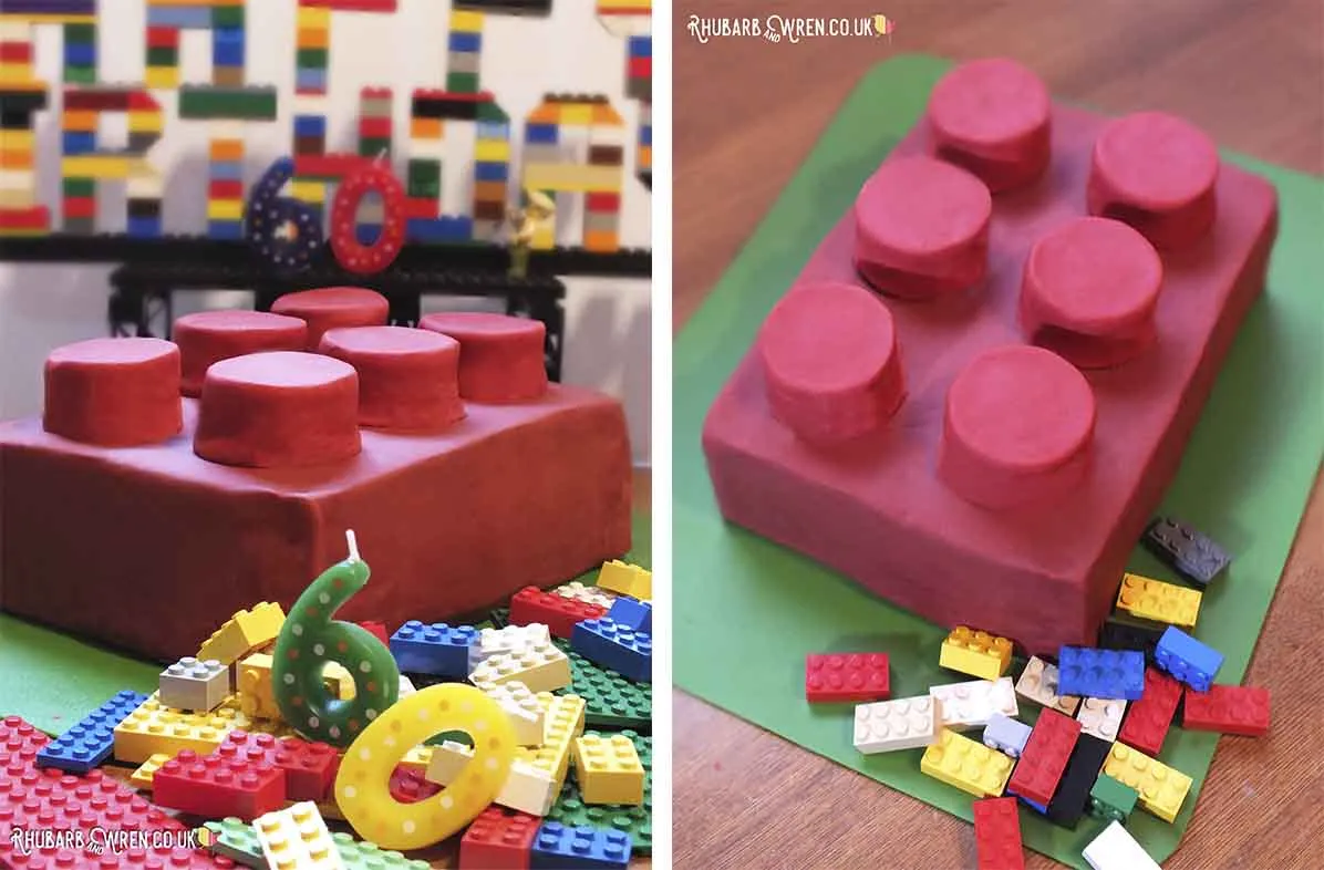 Fondant discount lego bricks