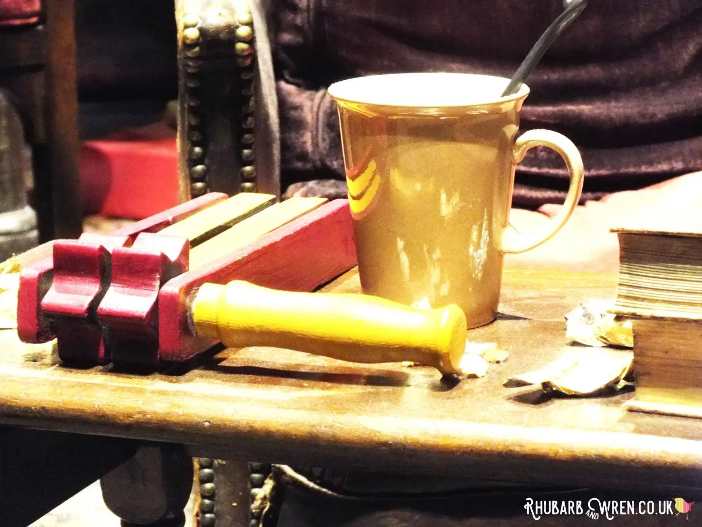 Gryffindor common room set at the Harry Potter studio tour, UK