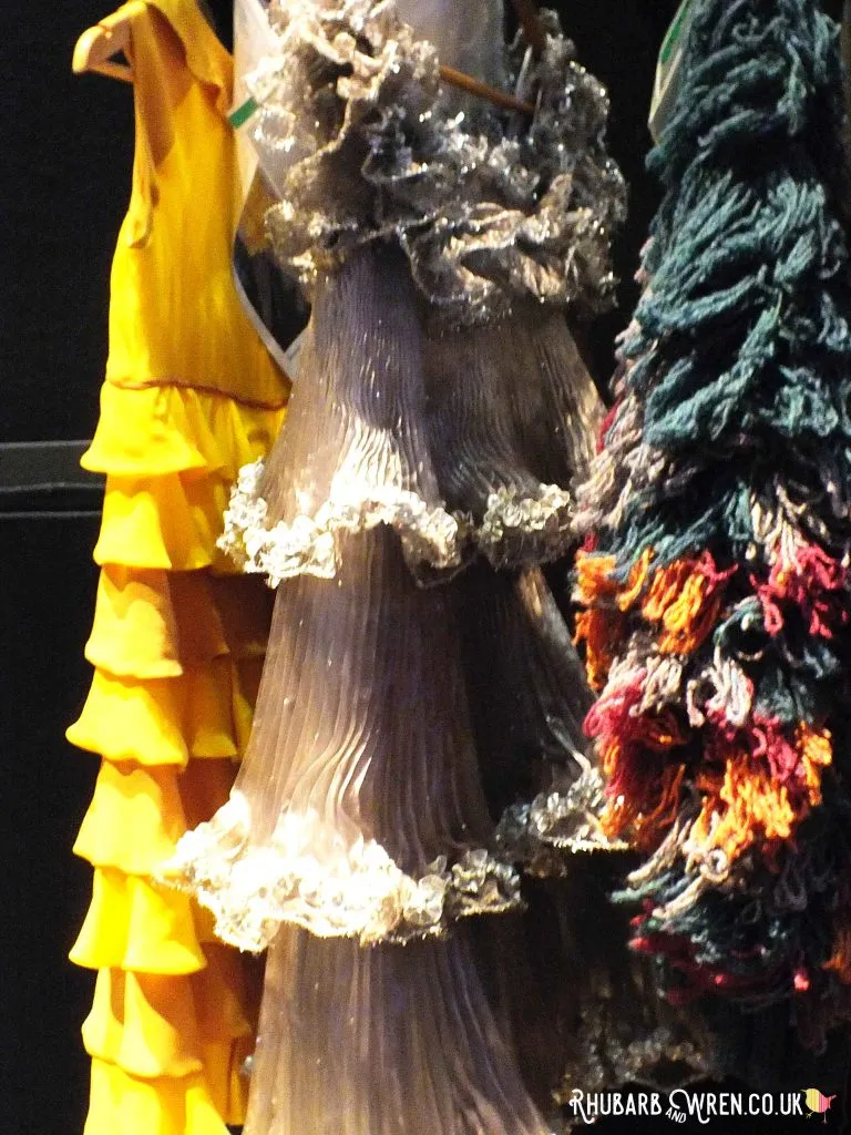 Rack of dresses at the Harry Potter studio tour