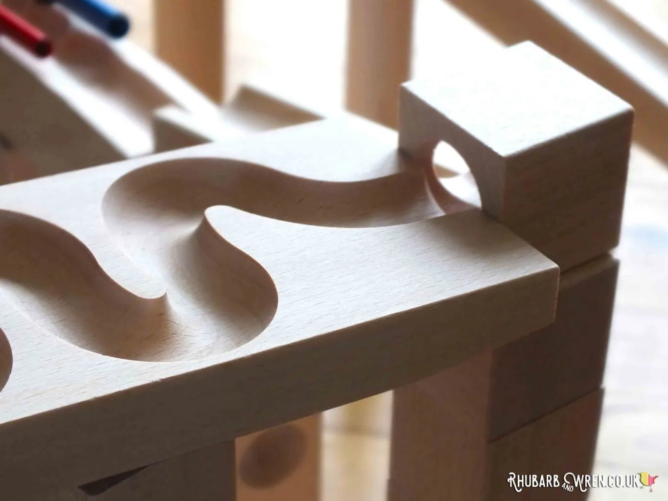 Marble run cheap wooden blocks