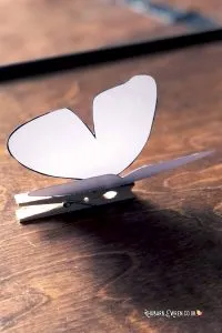 Using just a peg, some sticky tape, and a bit of paper, you too can make this fun butterfly automata. 