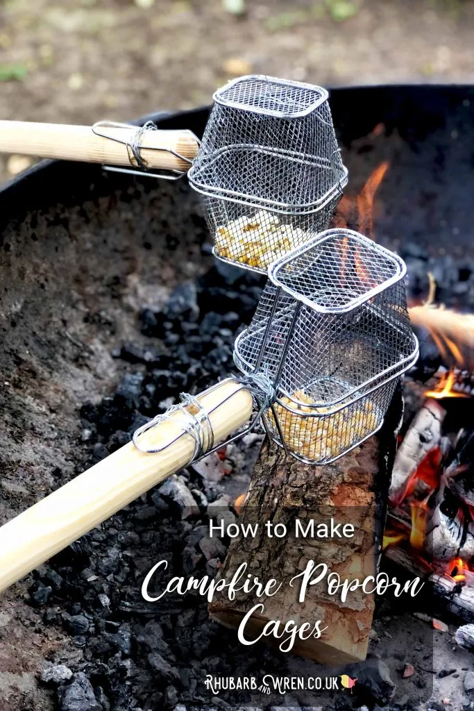 How to make a campfire popcorn popper - hyggestyle