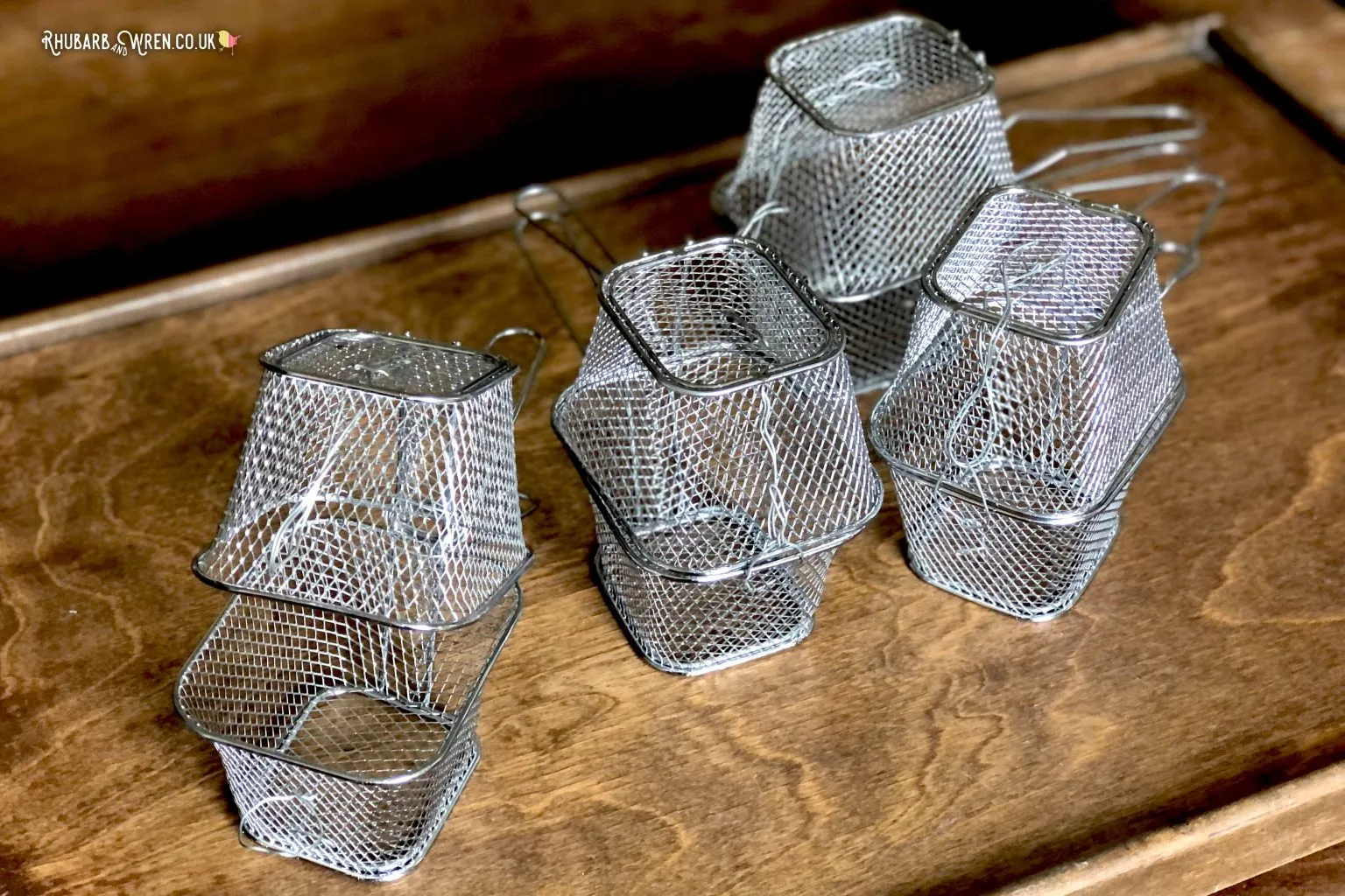 Making campfire popcorn cages