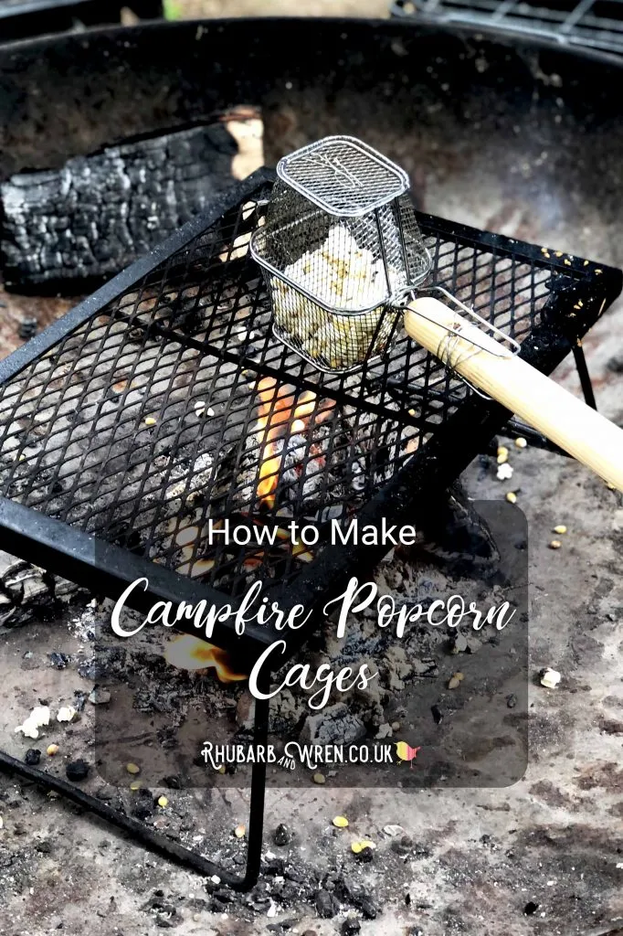 How to make a campfire popcorn popper - hyggestyle