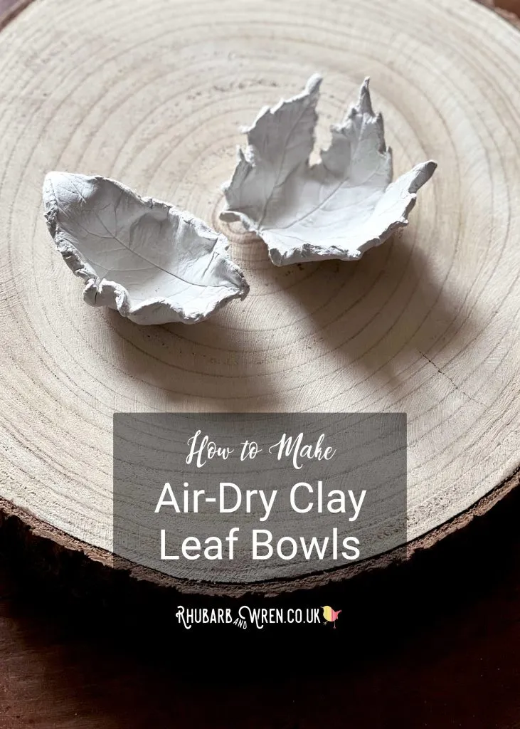 Leaf Bowl DIY - Easy Fall Crafts - Air Drying Clay How To 