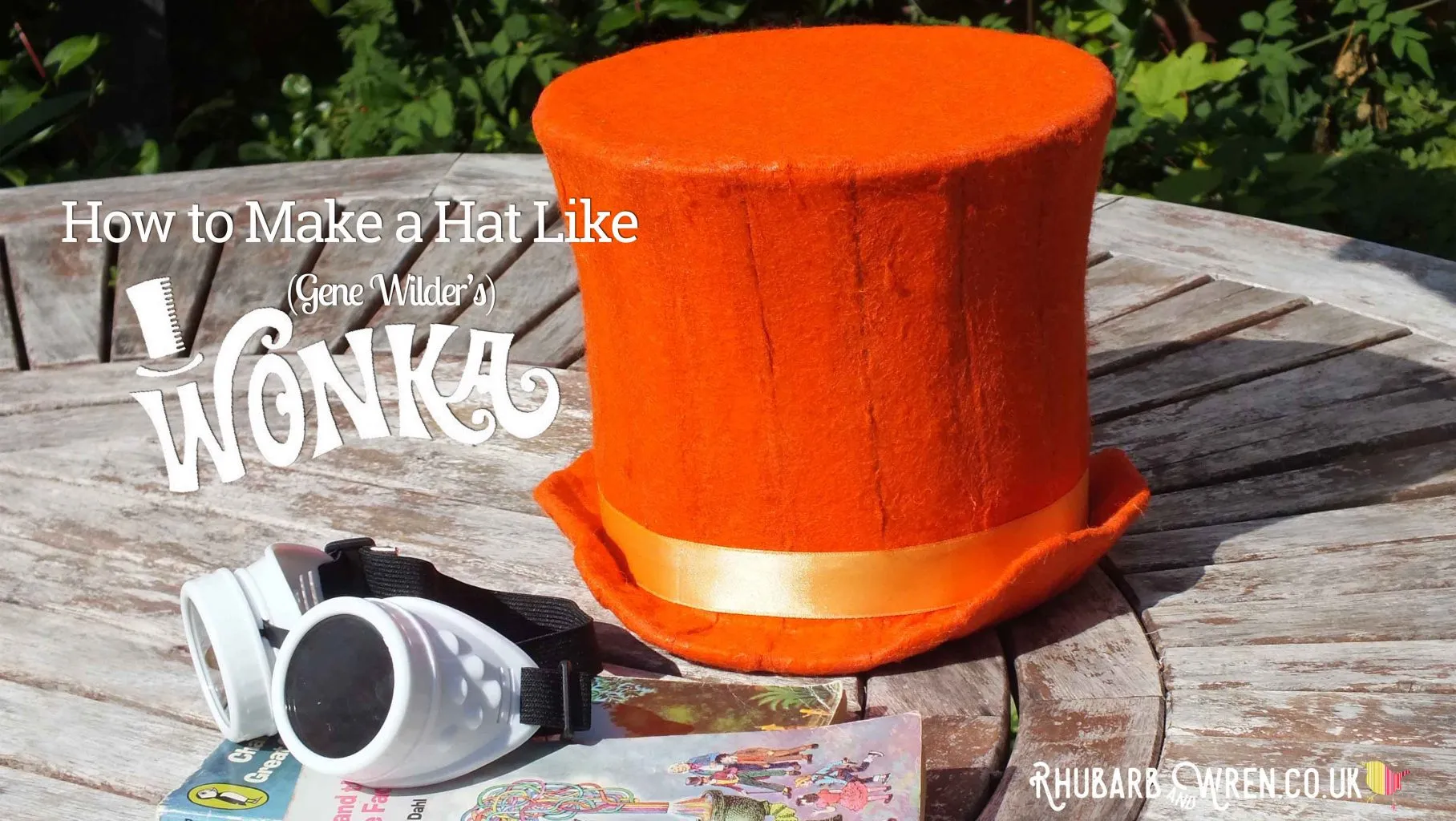 How to Make a Willy Wonka Hat - Rhubarb and Wren